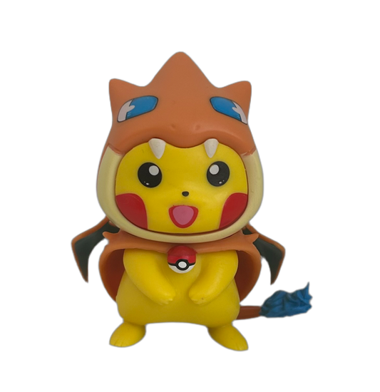 Pikachu Poncho Mega Charizard Y Figure