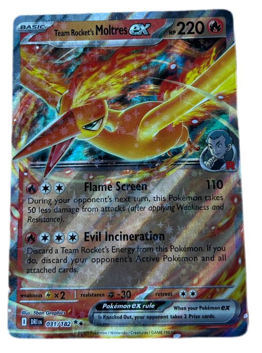 Team Rocket's Moltres Ex #31 Destined Rivals