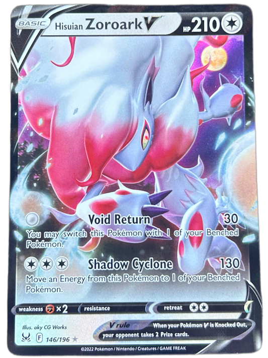 Hisuian Zoroark V #146 Lost Origin