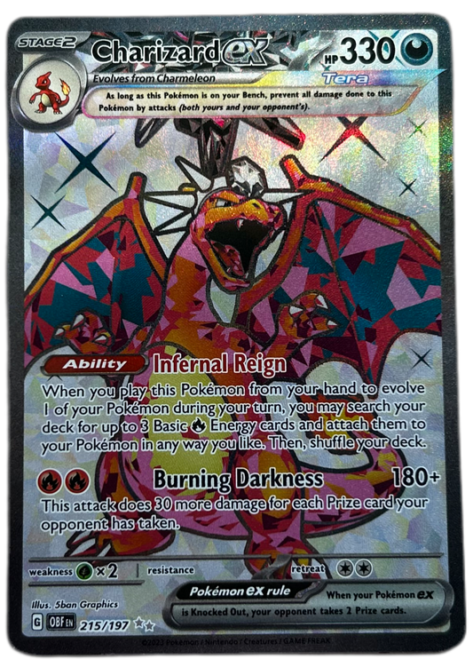 Charizard Ex #215 Obsidian Flames
