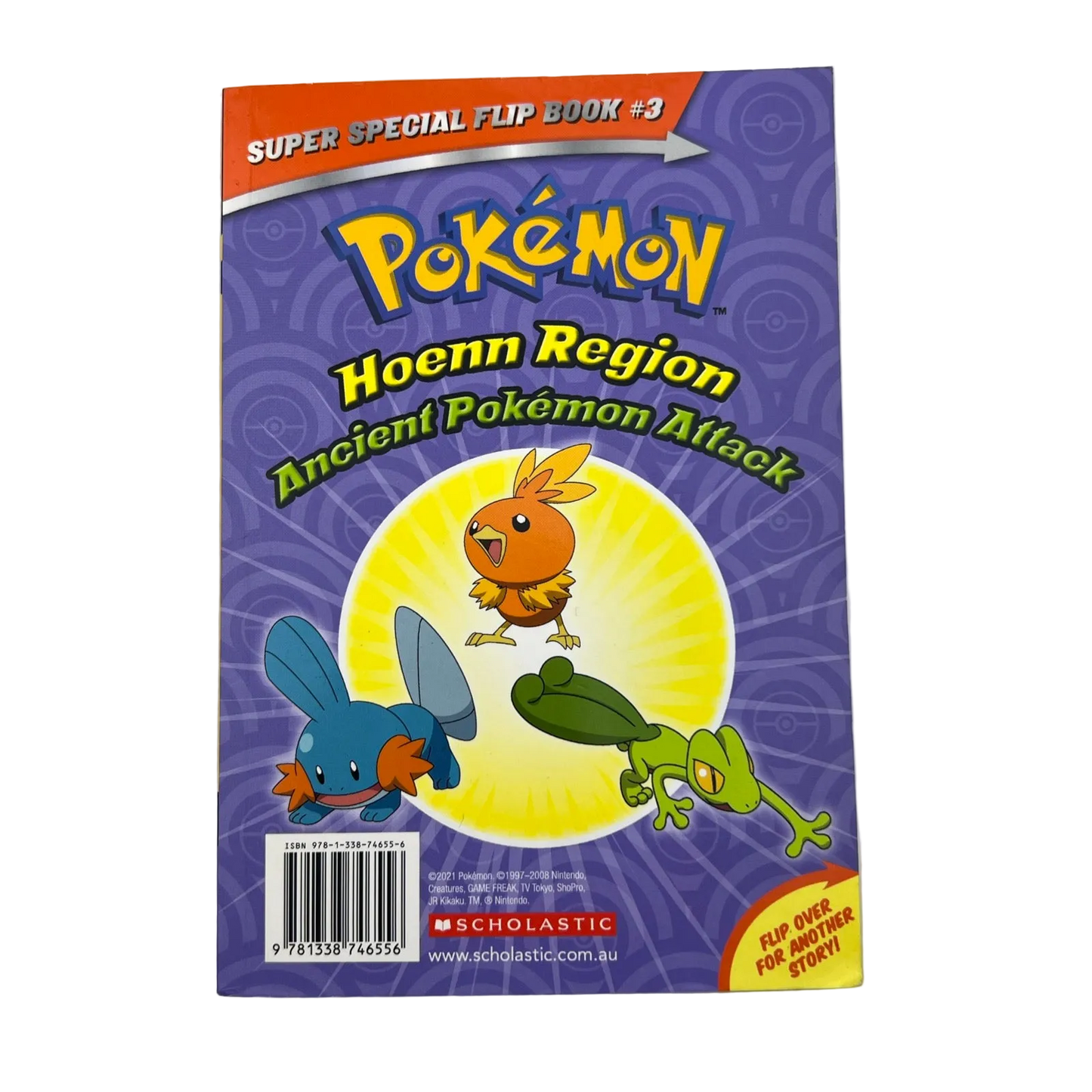 Pokémon Super Special Flip Book The Power of Three / Ancient Pokémon Attack Paperback Book