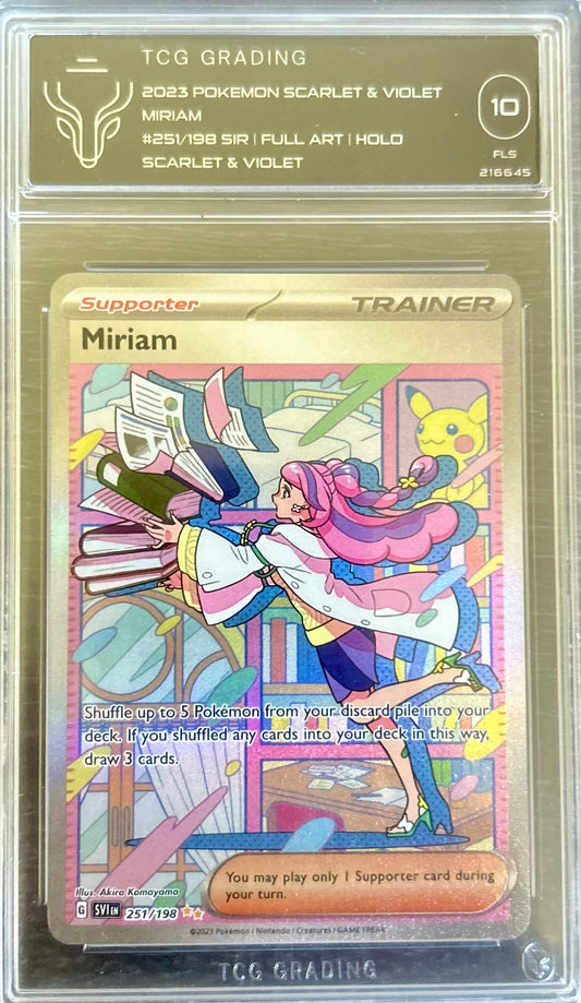 TCG 10 Miriam #251 Scarlet & Violet