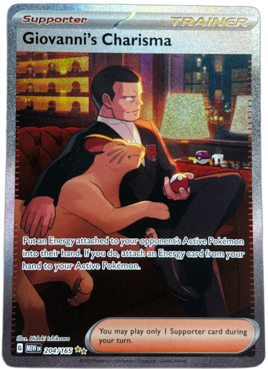 Giovanni's Charisma #204 Scarlet & Violet 151