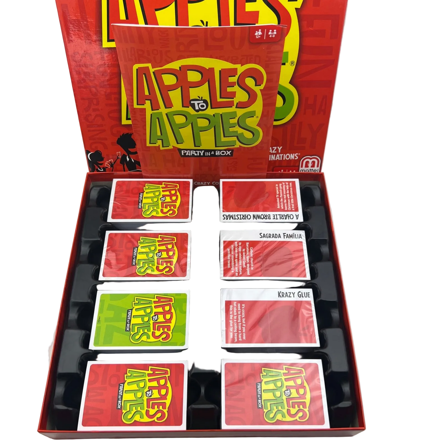 Mattel Apples to Apples Party in a Box Game The Game of Crazy Combinations