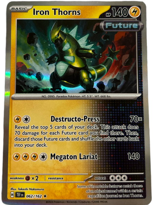 Iron Thorns #62 Holo Temporal Forces