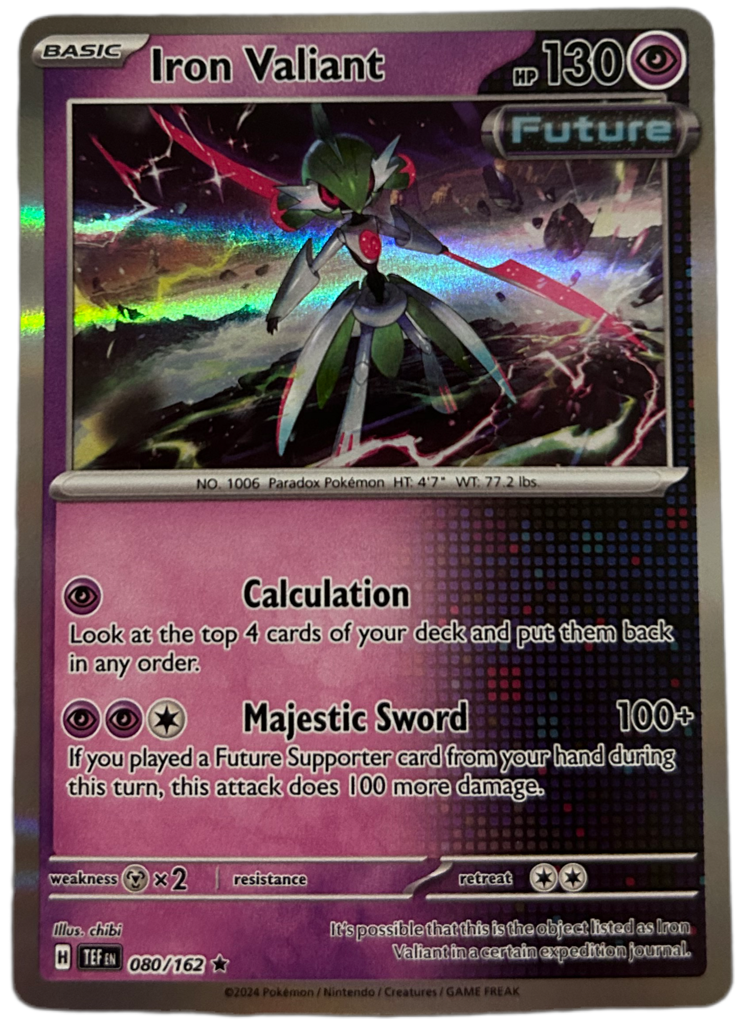 Iron Valiant #80 Holo Temporal Forces