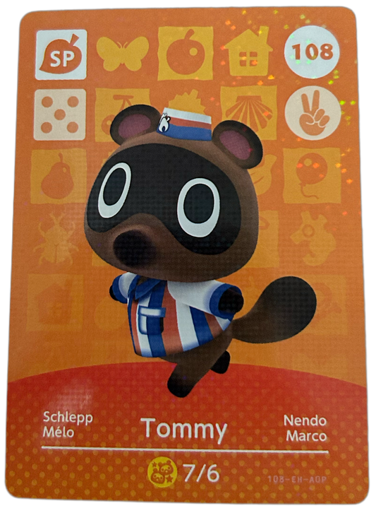 Tommy 108 Animal Crossing Amiibo Card Series 2