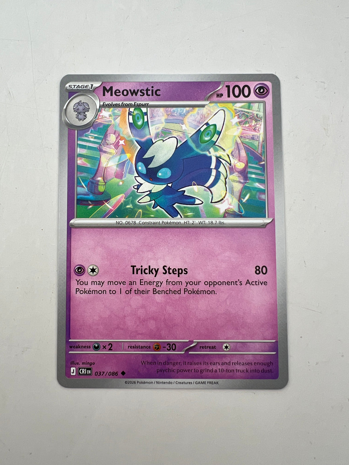 Meowstic #37 Chaos Rising
