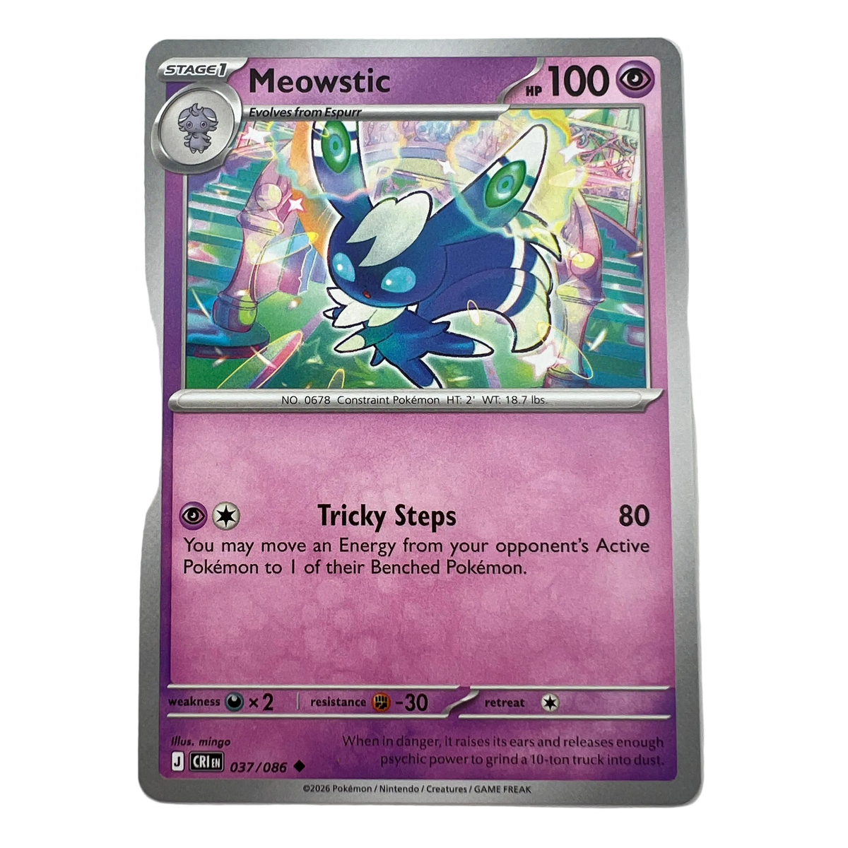 Meowstic #37 Chaos Rising