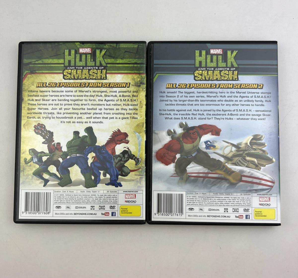 Hulk and the Agents of S.M.A.S.H. Seasons 1 & 2 DVD Bundle Region 4 PAL
