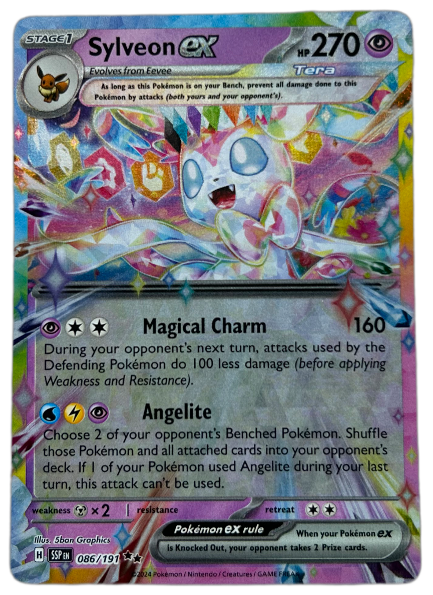 Sylveon Ex #86 Surging Sparks