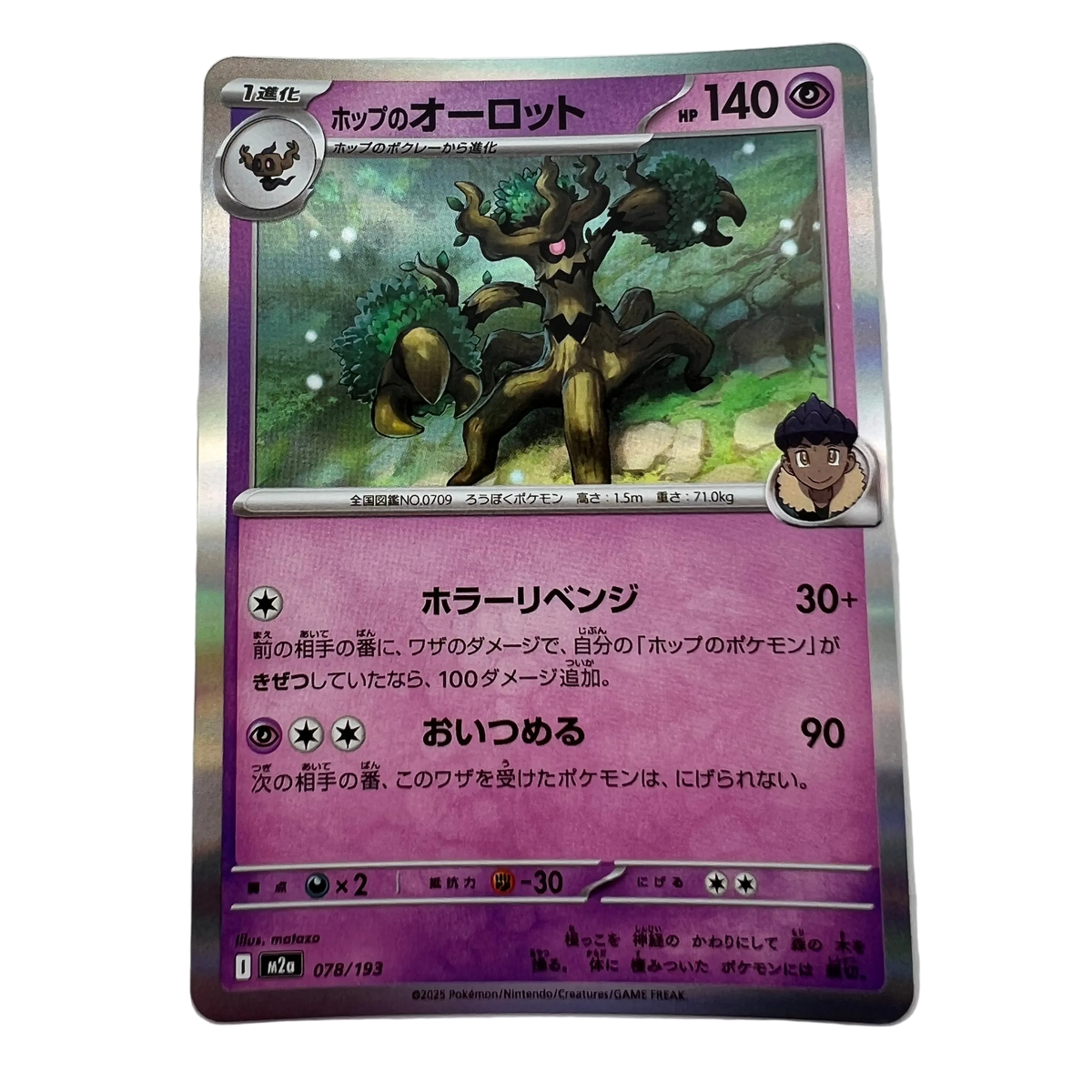 Hop's Trevenant #78 Japanese Mega Dream Ex