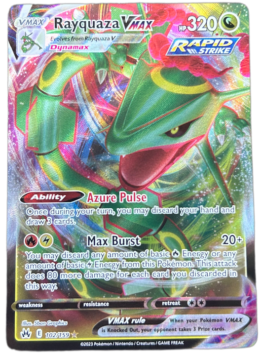 Rayquaza VMAX #102 l Crown Zenith