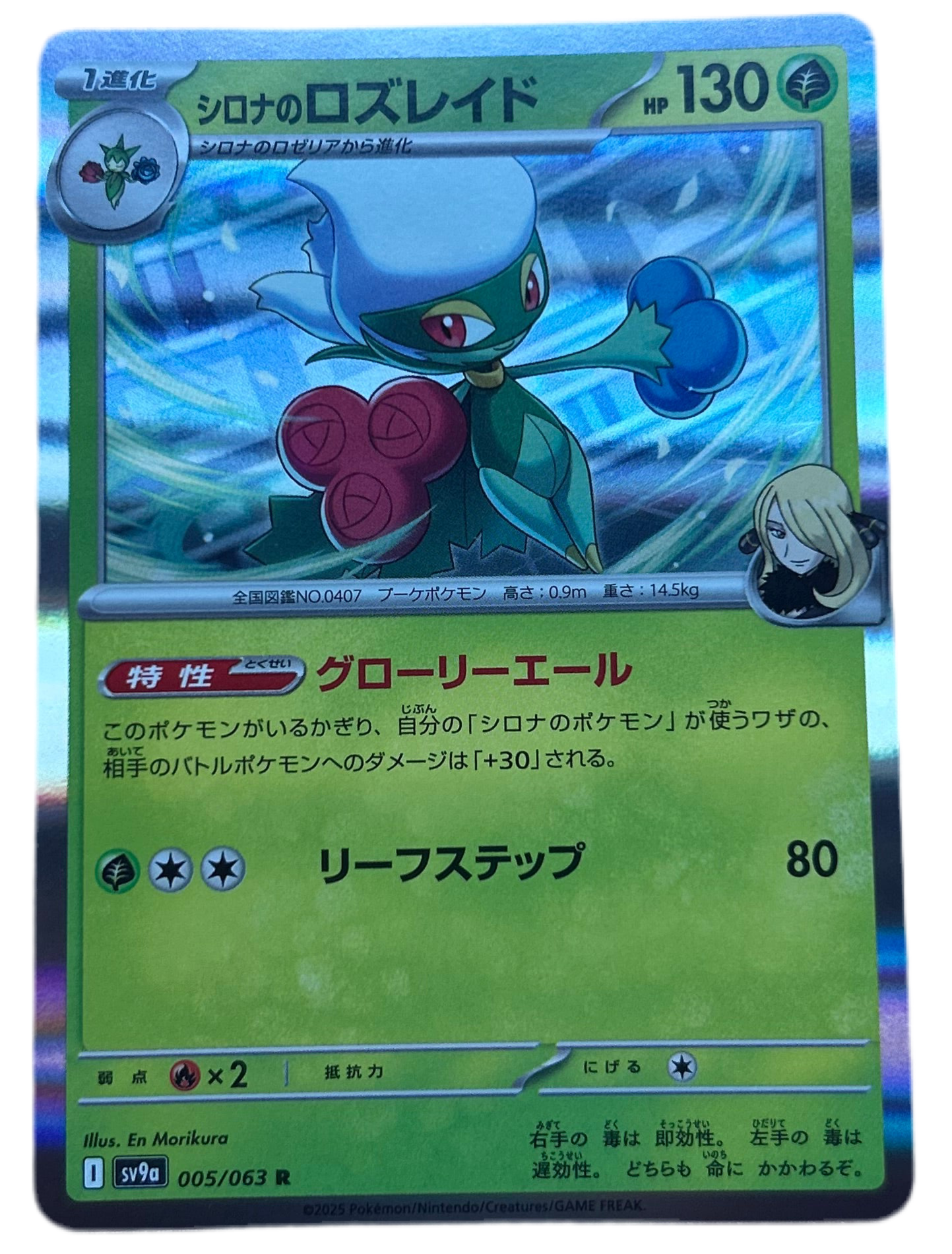 Cynthia's Roserade #5 Japanese Heat Wave Arena