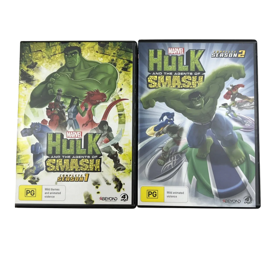 Hulk and the Agents of S.M.A.S.H. Seasons 1 & 2 DVD Bundle Region 4 PAL