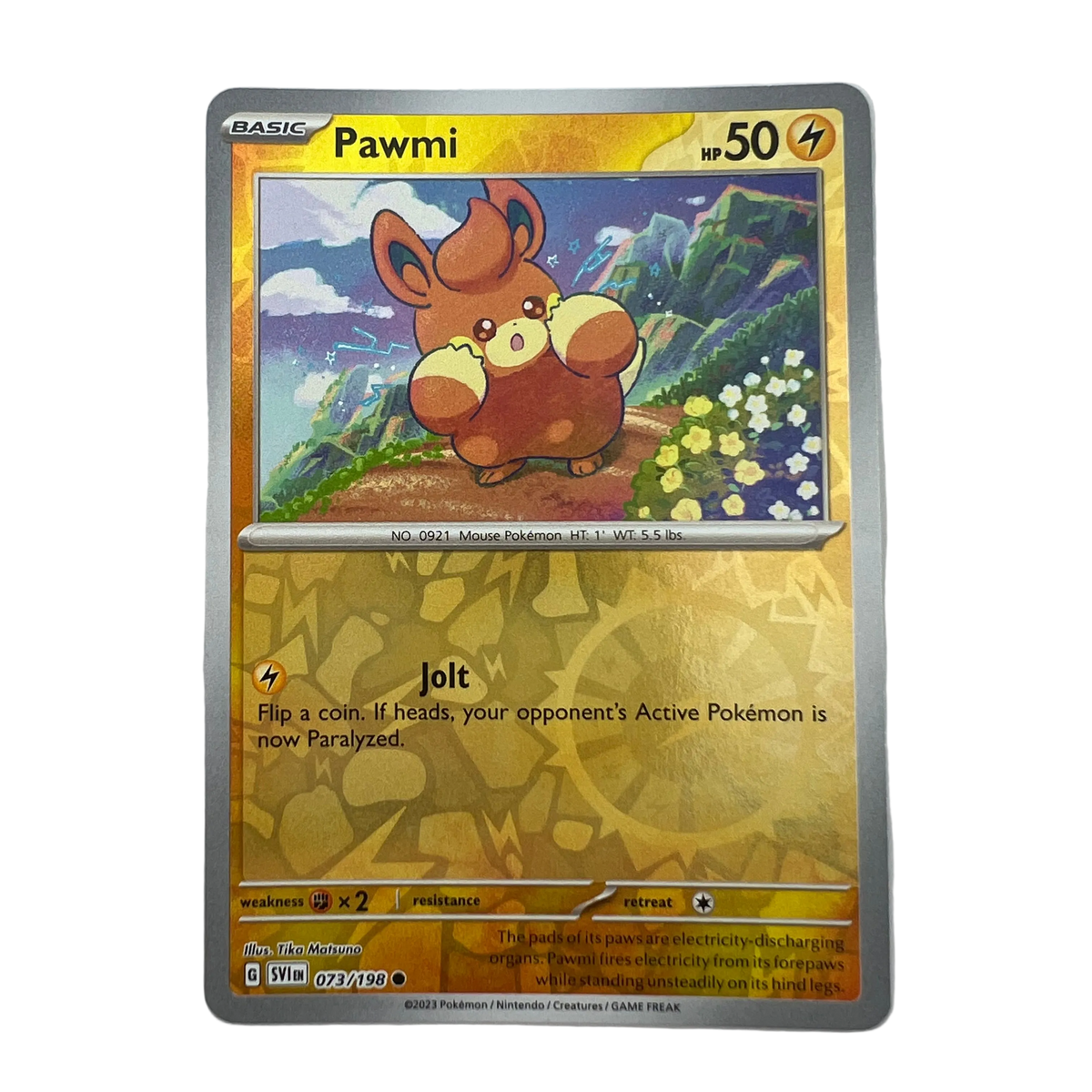 Pawmi [Reverse Holo] #73 Scarlet & Violet
