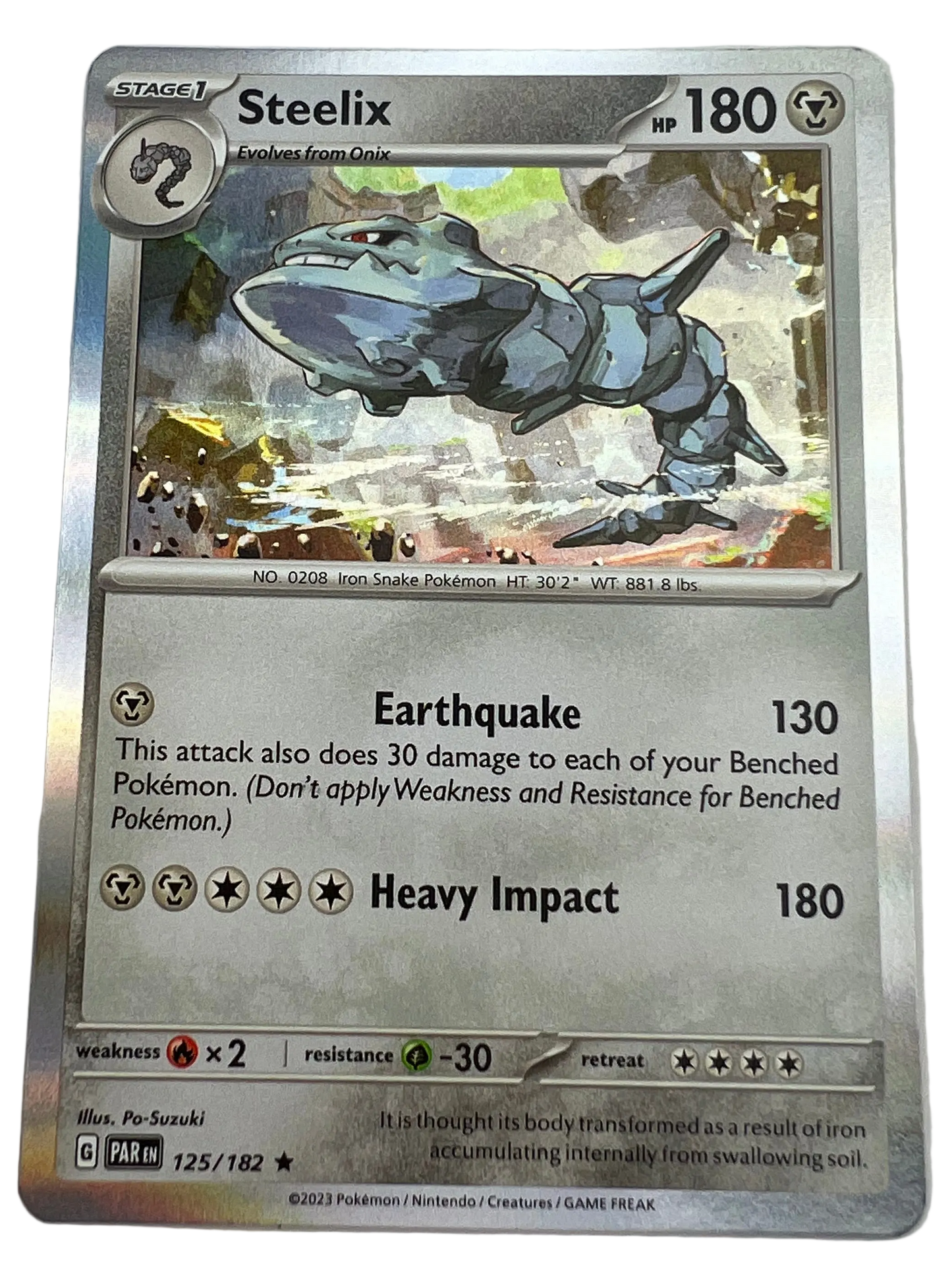 Steelix [Holo] #125 Paradox Rift