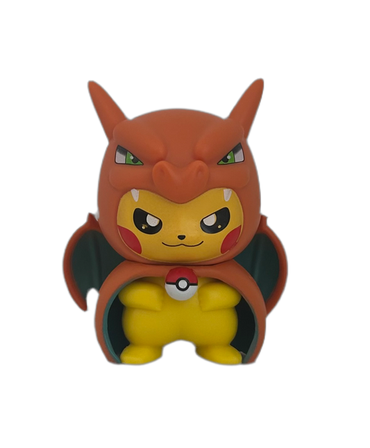 Pikachu Poncho Charizard Figure