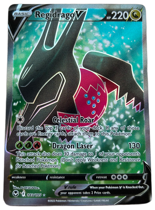Regidrago V #183 Pokemon Silver Tempest