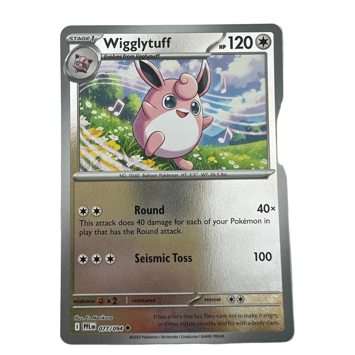 Wigglytuff [Reverse Holo] #77 Phantasmal Flames