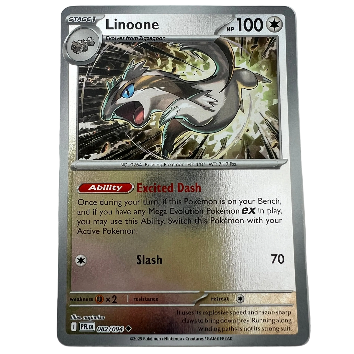 Linoone [Reverse Holo] #82 Phantasmal Flames