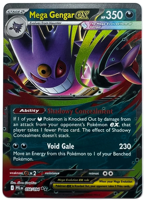 Mega Gengar Ex #56 Phantasmal Flames