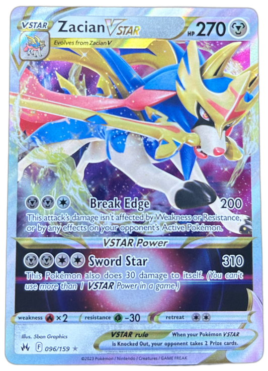 Zacian VSTAR #96 Crown Zenith