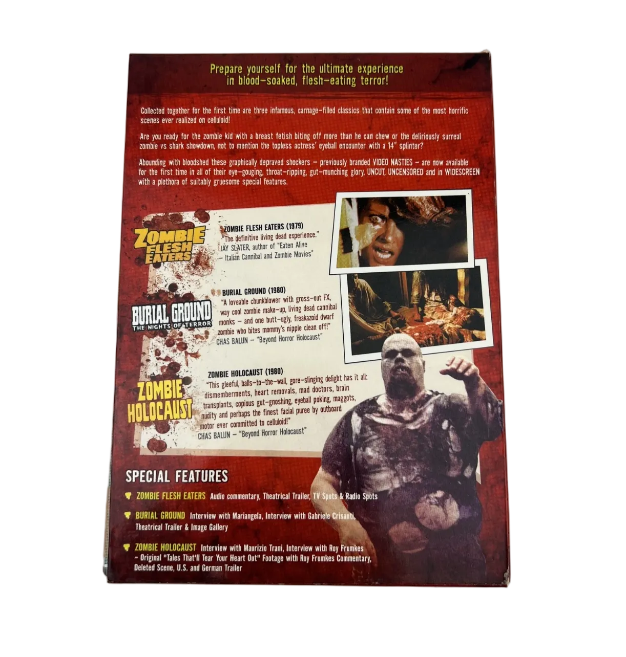 Ultimate Zombie Collection 3 DVD Box Set Horror Region 4