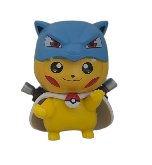 Pikachu Poncho Blastoise Figure