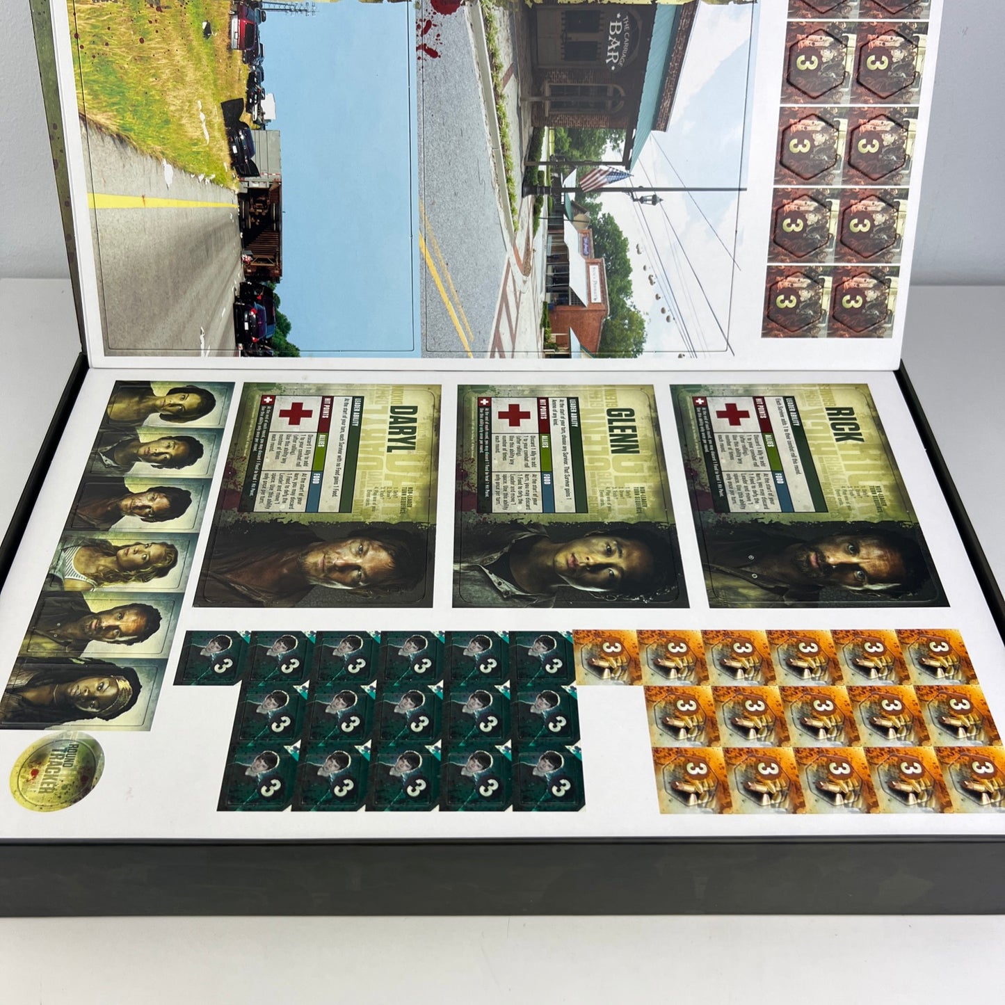 The Walking Dead Board Game The Best Defense AMC Open Box Never Played