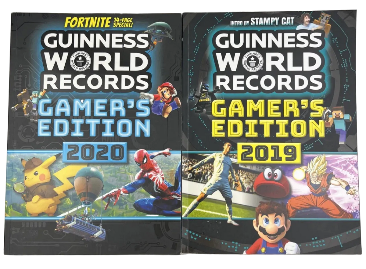 Guinness World Records Gamer’s Edition 2019 & 2020 Book Bundle