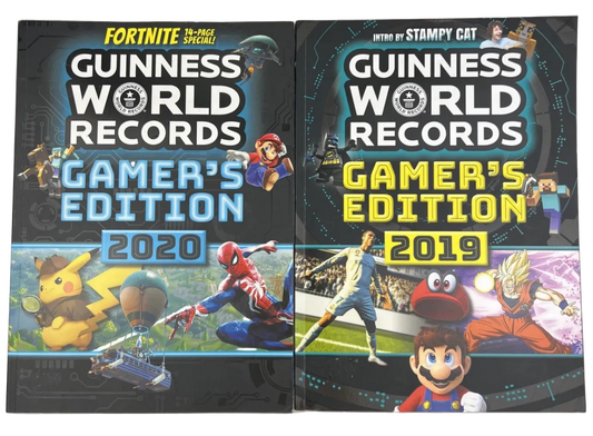 Guinness World Records Gamer’s Edition 2019 & 2020 Book Bundle