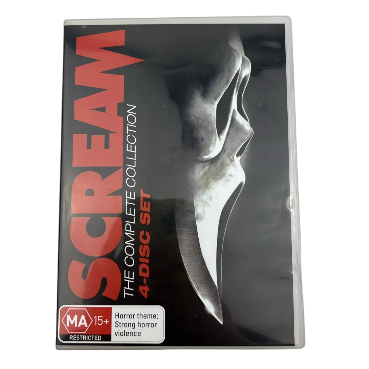 Scream Complete Collection 1–4 DVD Quadrilogy Region 4 Horror DVD Set