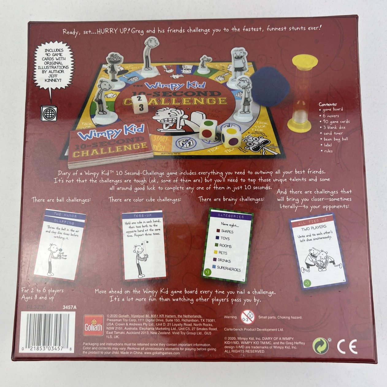 Diary of a Wimpy Kid 10-Second Challenge Board Game