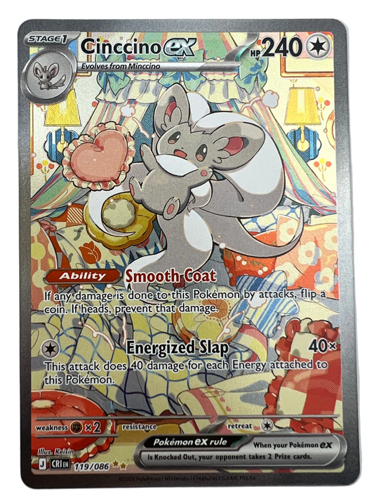 Cinccino Ex #119 Pokemon Chaos Rising