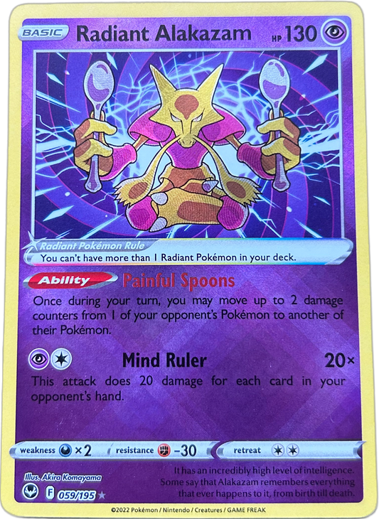 Radiant Alakazam #59 Silver Tempest