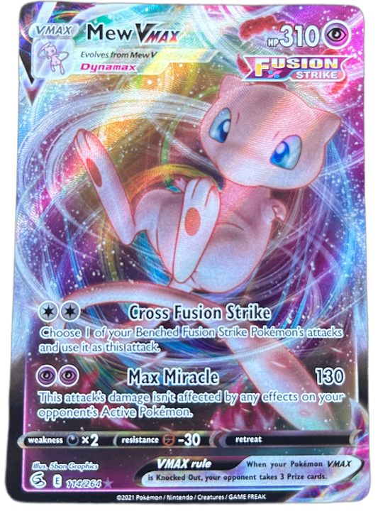 Mew VMAX #114 Fusion Strike