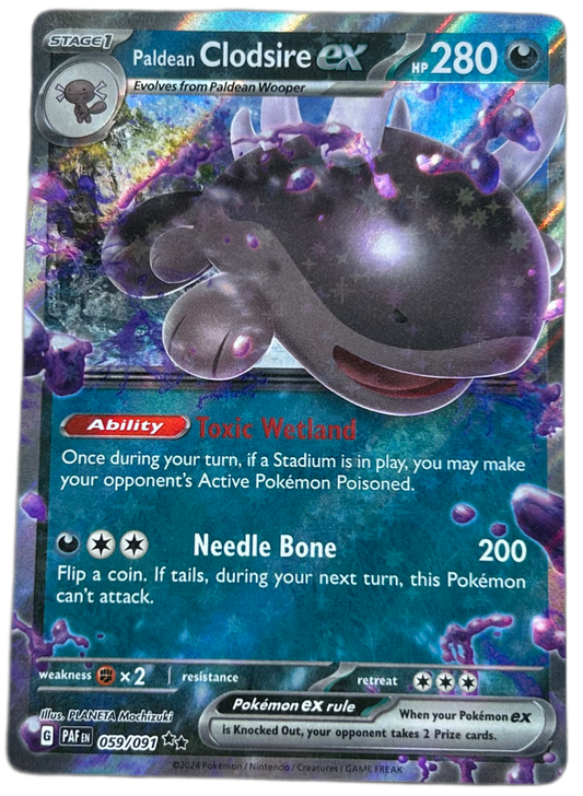Paldean Clodsire Ex #130 Paldea Evolved