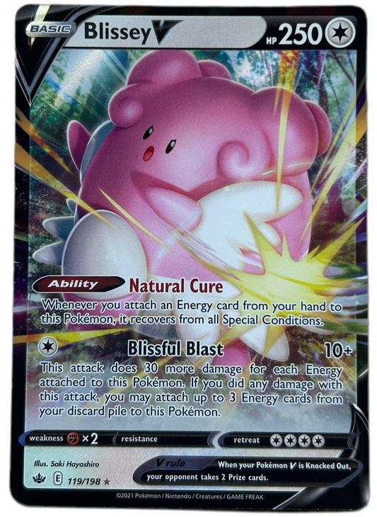 Blissey V #119 Chilling Reign