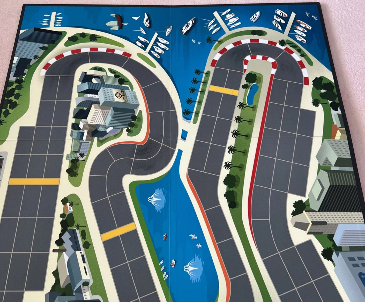 Downforce Betting & Auto Racing Board Game Wolfgang Kramer Complete