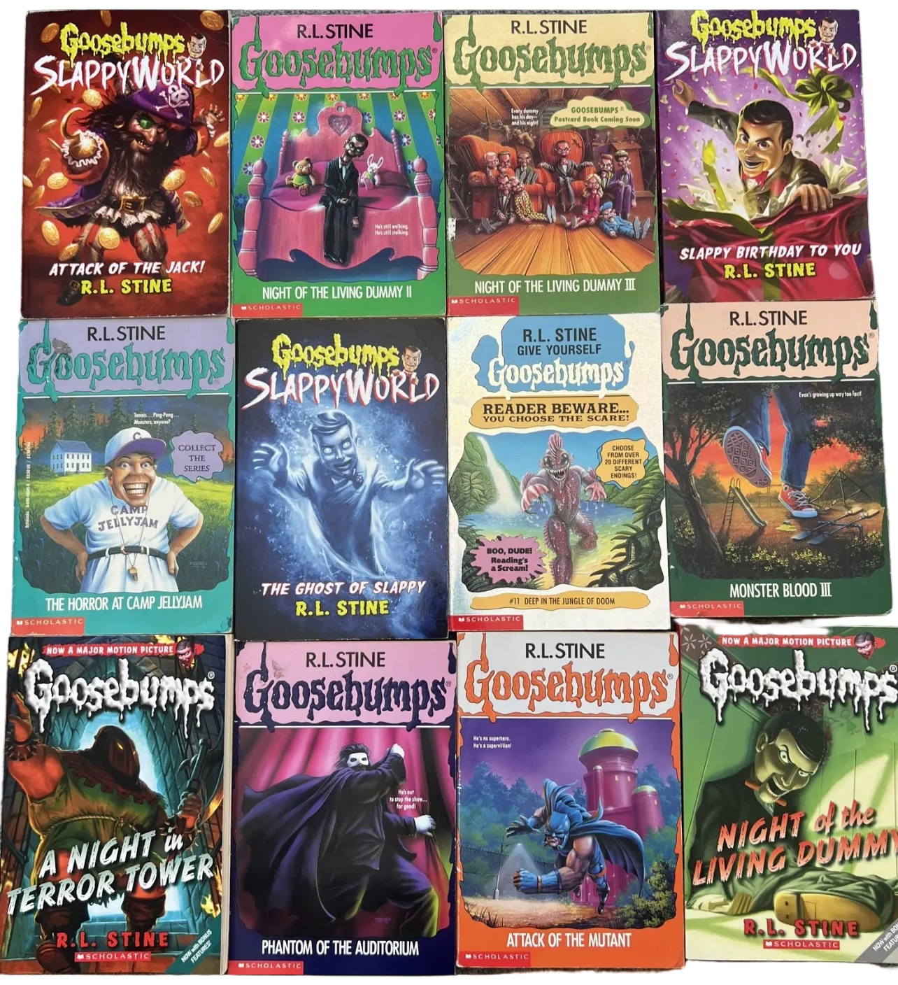 Goosebumps Book Bundle | 12 Books incl. Deep in the Jungle of Doom
