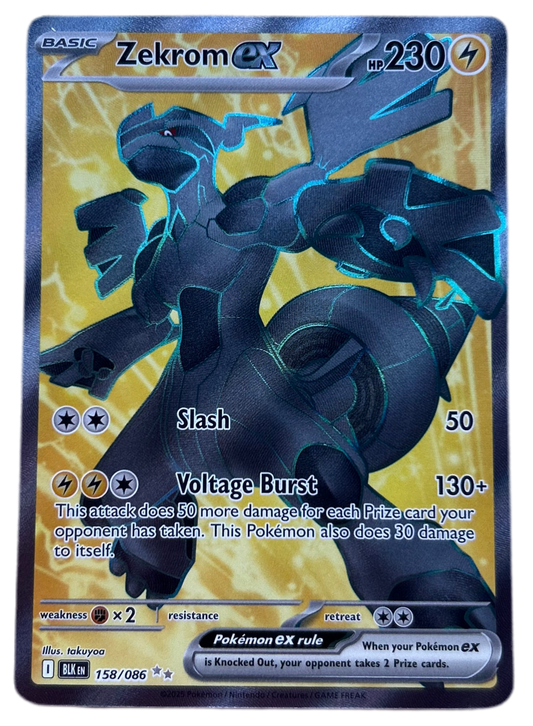 Zekrom Ex #158 Black Bolt