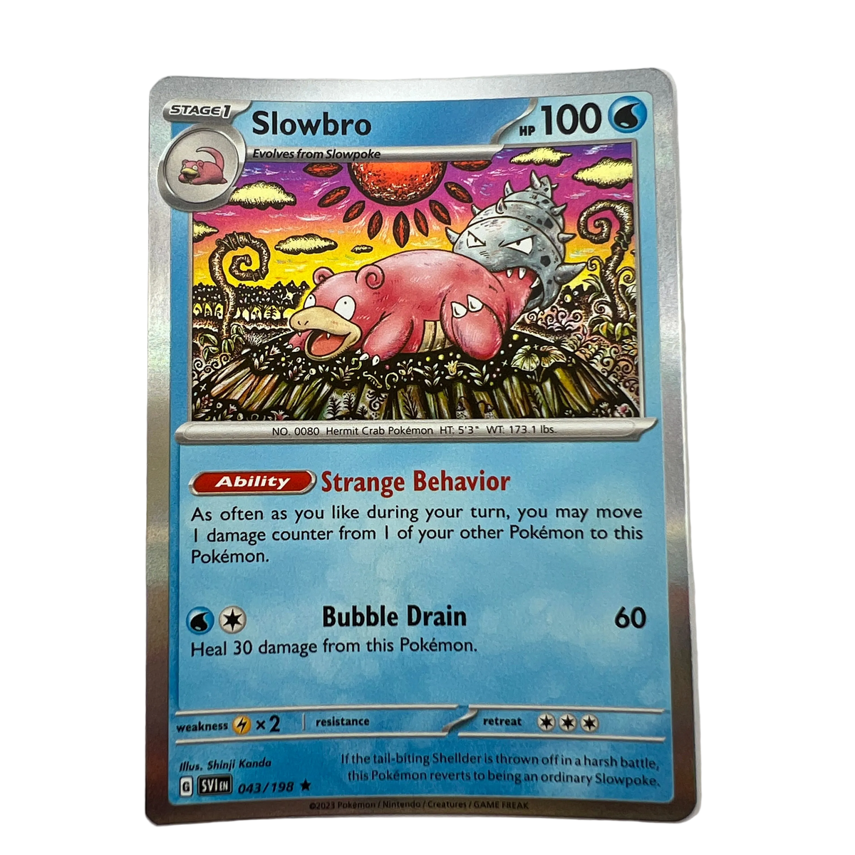 Slowbro [Holo] #43 Scarlet & Violet