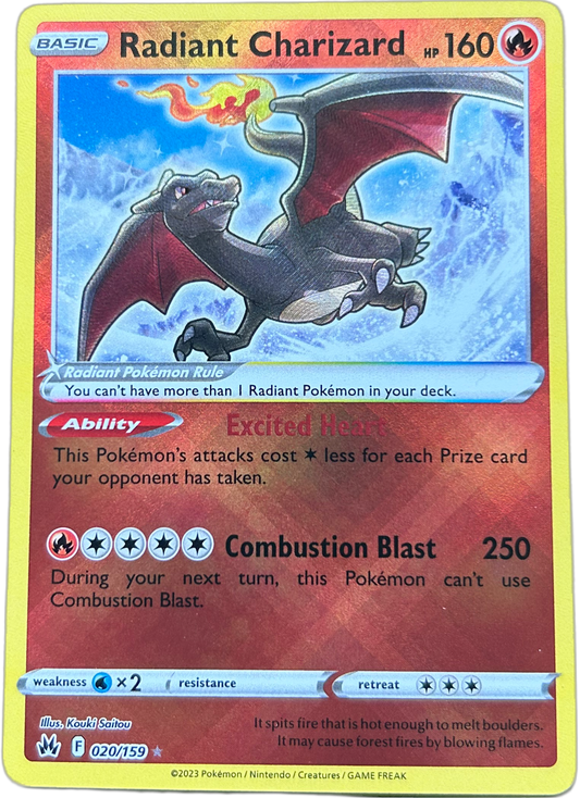 Radiant Charizard #20 Crown Zenith