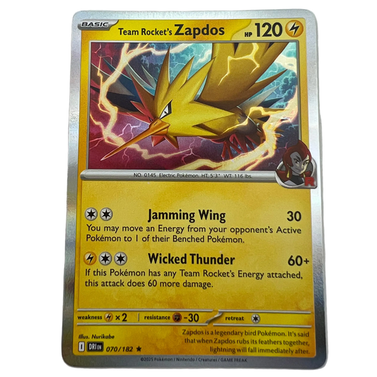 Team Rocket's Zapdos #70 Destined Rivals