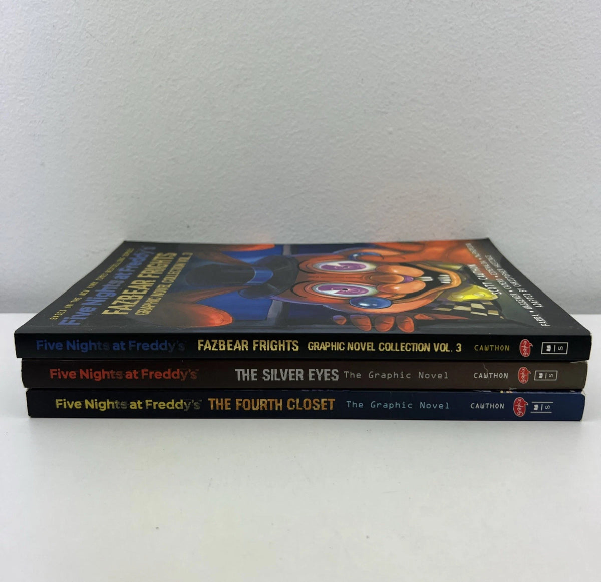 Five Nights at Freddy’s 3 Book Bundle Graphic Novels Silver Eyes