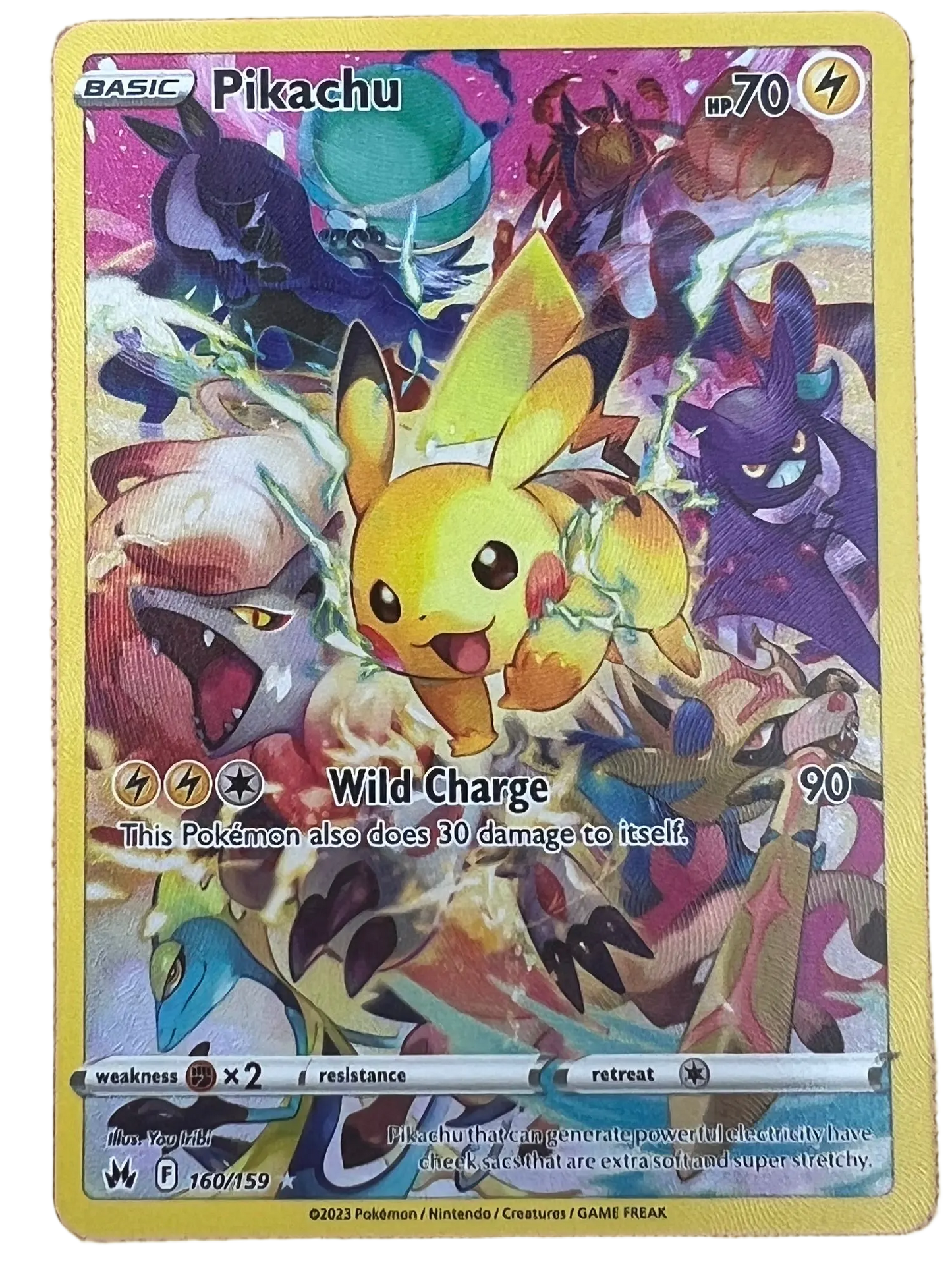 Pikachu #160 Pokemon Crown Zenith