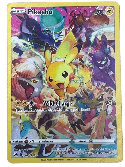 Pikachu #160 Pokemon Crown Zenith