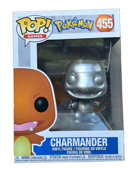 Charmander 25th Anniversary Metallic Funko Pop! Vinyl Figure