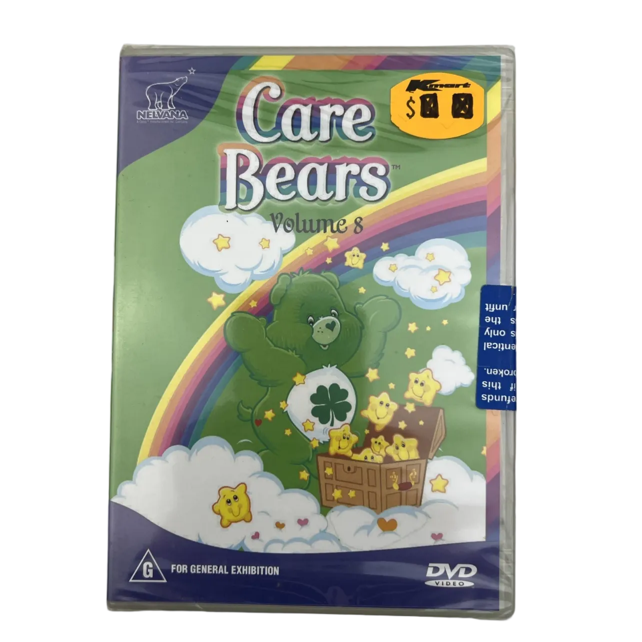 Care Bears Volume 8 DVD 1988 Region 4 PAL Rare Find Kids Brand New & Sealed